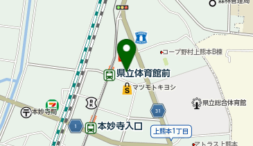 快活CLUB 上熊本店の地図画像