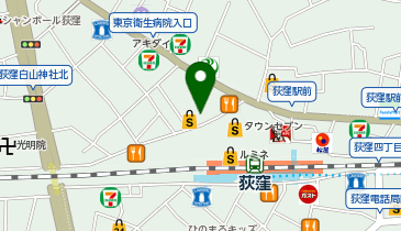 Smart Darts 荻窪駅西口店の地図画像