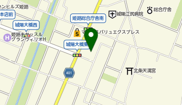 快活CLUB 姫路北条店の地図画像