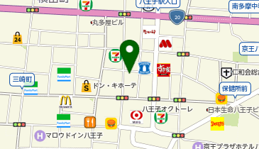 SmartDarts八王子駅北口店の地図画像