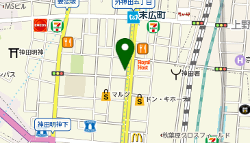 BAGUS-バグース-秋葉原の地図画像