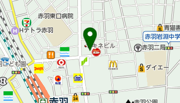 JACK 赤羽店の地図画像