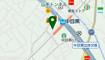 JACK 中目黒店の地図画像