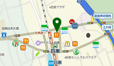 JACK 目黒東口店の地図画像
