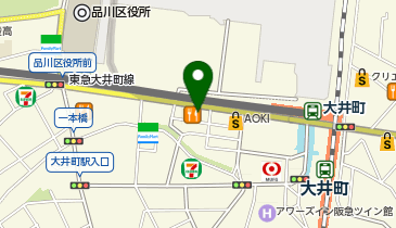 JACK 大井町店の地図画像