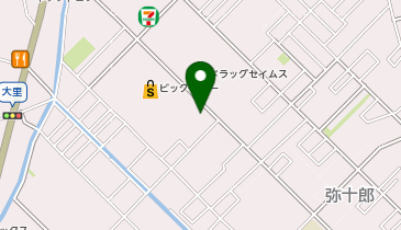 カラオケBanBan越谷大里店の地図画像