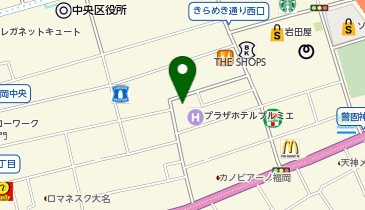 アミューズメントバー D.P.S 天神店の地図画像