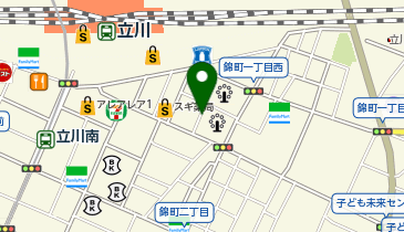 PARKERの地図画像