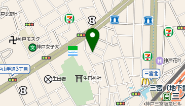 Darts&Bar ALL BLUEの地図画像