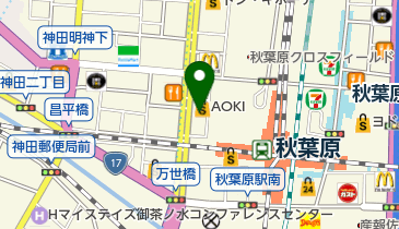 ダーツ&スポーツバー バーリズム秋葉原電気街店の地図画像