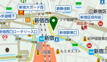 ダーツハイブ 新宿東口店の地図画像