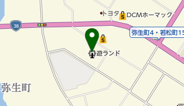 遊ランド 富良野店の地図画像