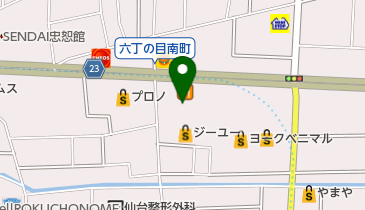 カラオケ合衆国 六丁の目店の地図画像