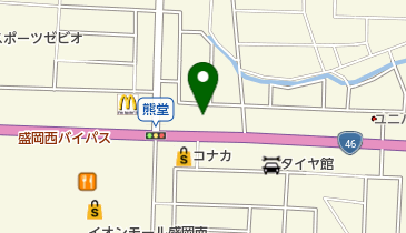 カラオケ合衆国 盛岡店の地図画像