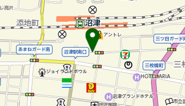メディアカフェポパイ 沼津駅南口店の地図画像