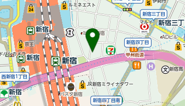 エクスバートーキョープラスの地図画像