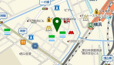 ダーツハイブ横浜西口店の地図画像