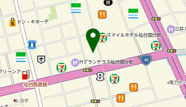 投げBARの地図画像