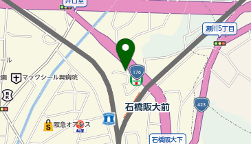 Shot bar N 石橋店の地図画像