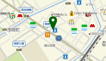 BAR01横浜西口店の地図画像