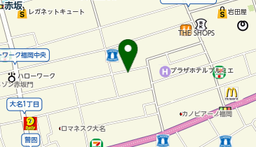ZINO 天神大名店の地図画像