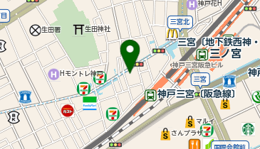 ZINO 三宮の地図画像