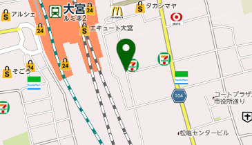 ZINO 大宮店の地図画像