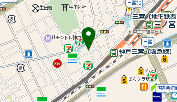 ファナティー三宮駅前店の地図画像