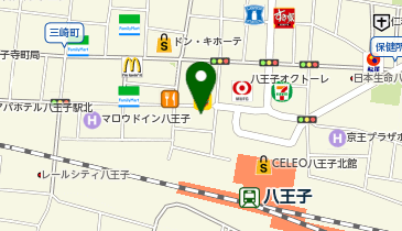 ZINO 八王子店の地図画像