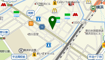 アミューズメントバー 黒猫の地図画像