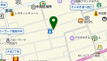 ZINO 天神大名2号店の地図画像