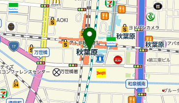 EXBAR TOKYO plus 秋葉原の地図画像