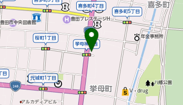 Darts Bar 誉の地図画像