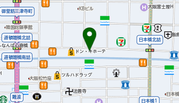 Darts Bar giant killingの地図画像