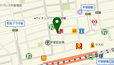 ZINO 平塚店の地図画像