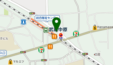 guarire restaの地図画像