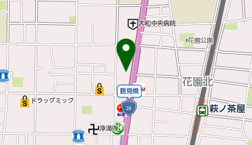 Bar CROSS 花園町の地図画像