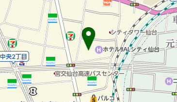 ダーツハイブ 仙台駅前店の地図画像