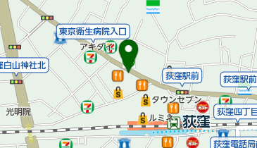 ポイントサンビリ荻窪西口店の地図画像