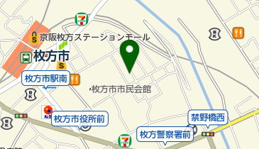 Free style bar 福の地図画像