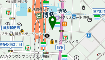 アプトカフェ(博多)の地図画像