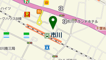 快活CLUB 市川駅前店の地図画像