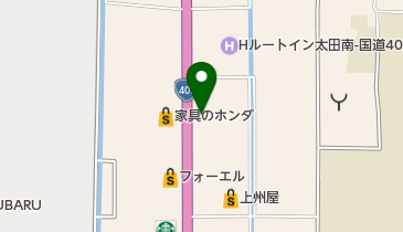 快活CLUB 407号太田店の地図画像