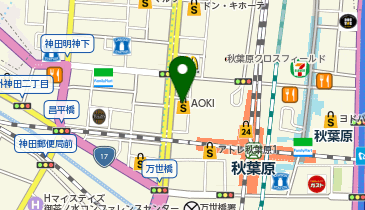 快活CLUB 秋葉原駅前店の地図画像
