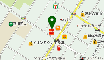 ファンキータイム 宇多津店の地図画像