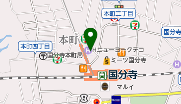 島んちゅ琉-国分寺の地図画像