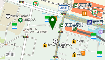 ダーツ&シーシャBar   PJあべのキューズ店の地図画像