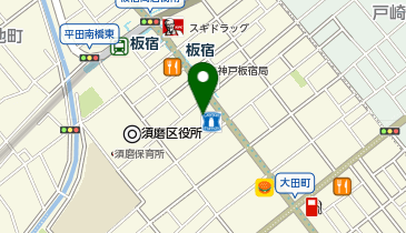 サウンドフラッシュ板宿の地図画像