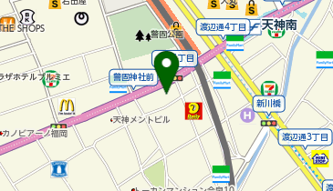 コロッケ倶楽部天神南店の地図画像