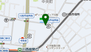 シーシャバーアイビス川西店の地図画像